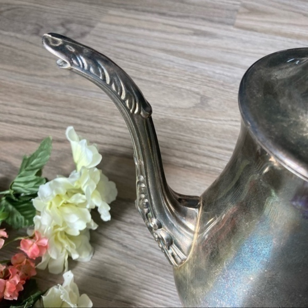 ✨VTG Antique Style Vintage Teapot Silver Plated England Tableware & tea cup 🍵 - Picture 8 of 15
